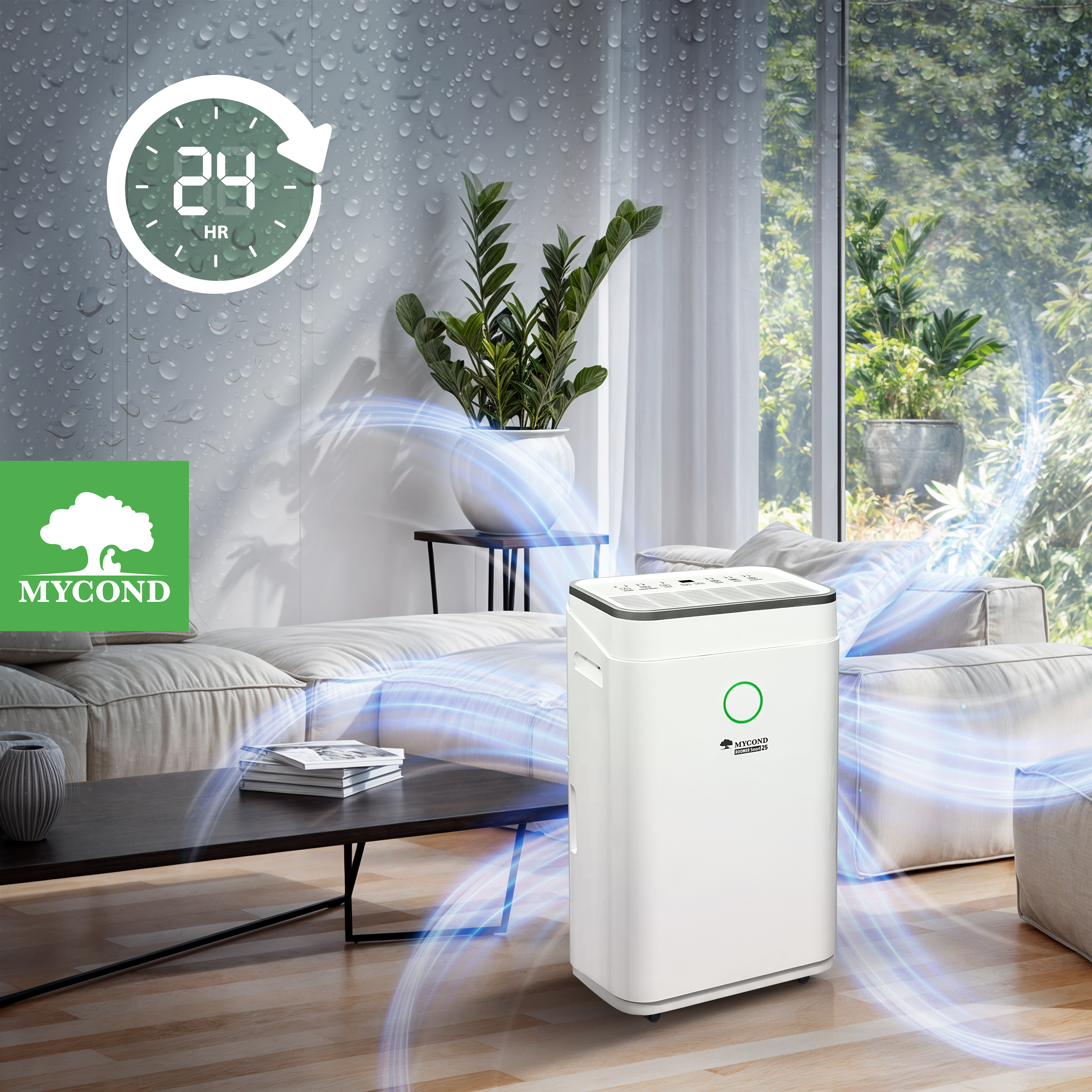 повний контроль вологості з осушувачем повітря