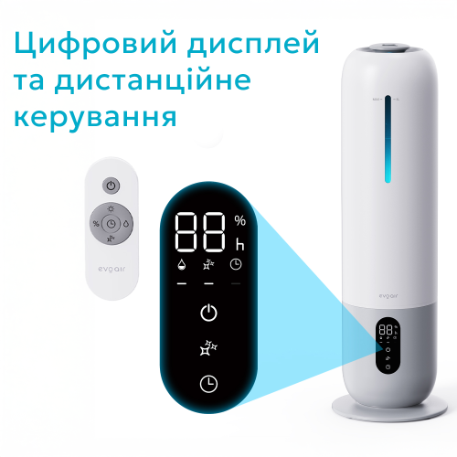 Увлажнитель воздуха Evoair UMIO преимущество 1