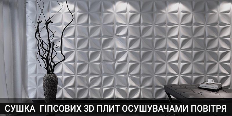 Приклад реализації осушення гіпсових плит